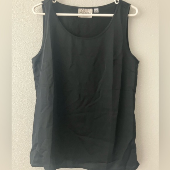 Linea by Louis Dell'Olio Caftan and Tank Set - Black (M) a306342 - Picture 3 of 3